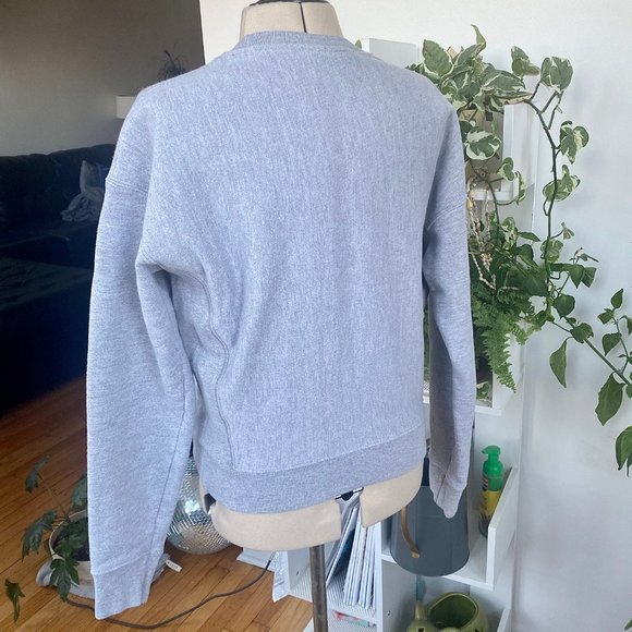 Champion Crewneck Sweatshirt Small Grey Women - Picture 5 of 7